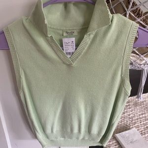 mint green brandy melville tank top